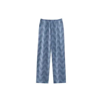 Lan Miao Pajama Pants Men's Blue