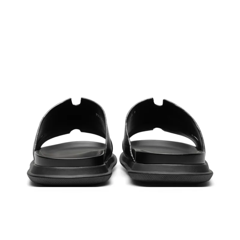 PARDASAUL Slip Resistant Slide Slippers Men's Black-4