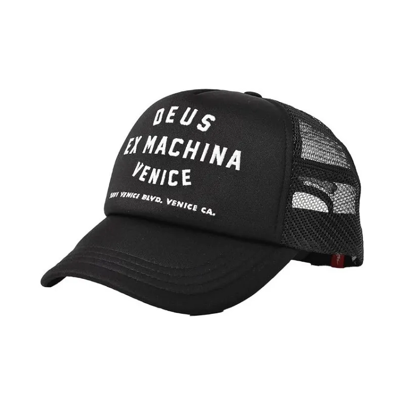 Deus Ex Machina Venice Address embroidered Baseball Cap-0