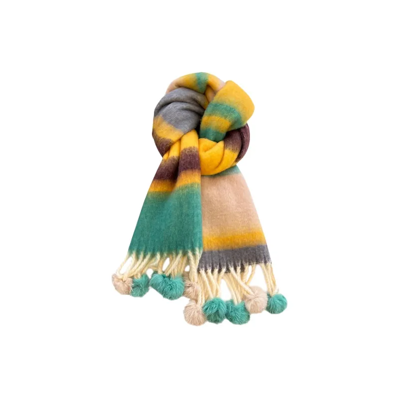 YUZHAOLIN Knit Scarves Unisex-4