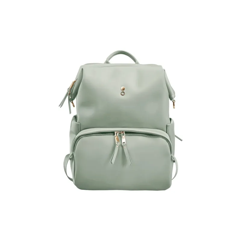 ECHOLAC Fabric Backpack Women's Gray/Pink/Black/Orange/Lake Green-18