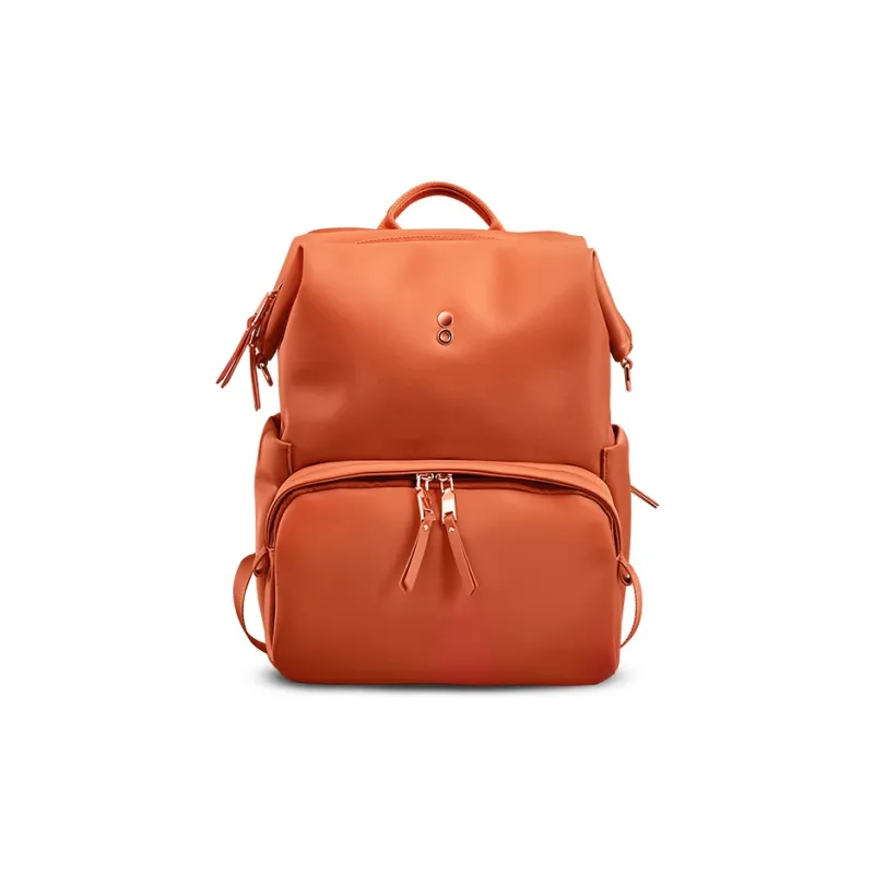 ECHOLAC Fabric Backpack Women's Gray/Pink/Black/Orange/Lake Green-22