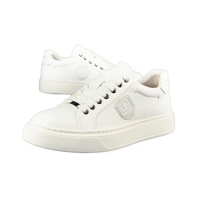 Raidy Boer Low Top Skateboard Shoes Men's White-3