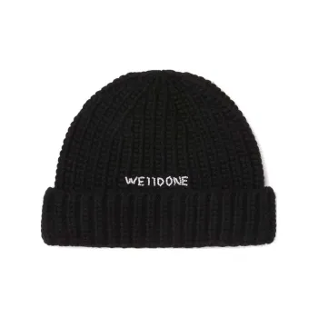 WE11DONE Logo embroidered Beanie