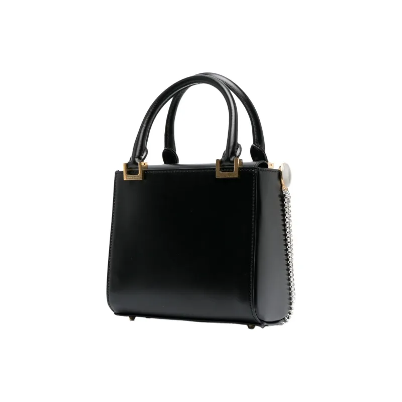 MAGDA BUTRYM Smooth Calf Leather Handbag Trumpets Women's Black-1