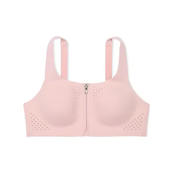Victoria's Secret VSX Featherweight Max Front-Close Sports Bra / Chalk Rose Bra Women's Pink