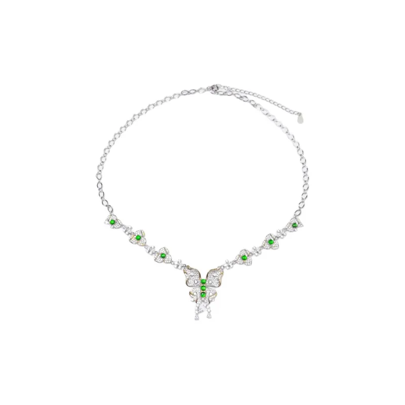 KALAIYIN Ice Glutinous Jadeite Necklaces Women's-0