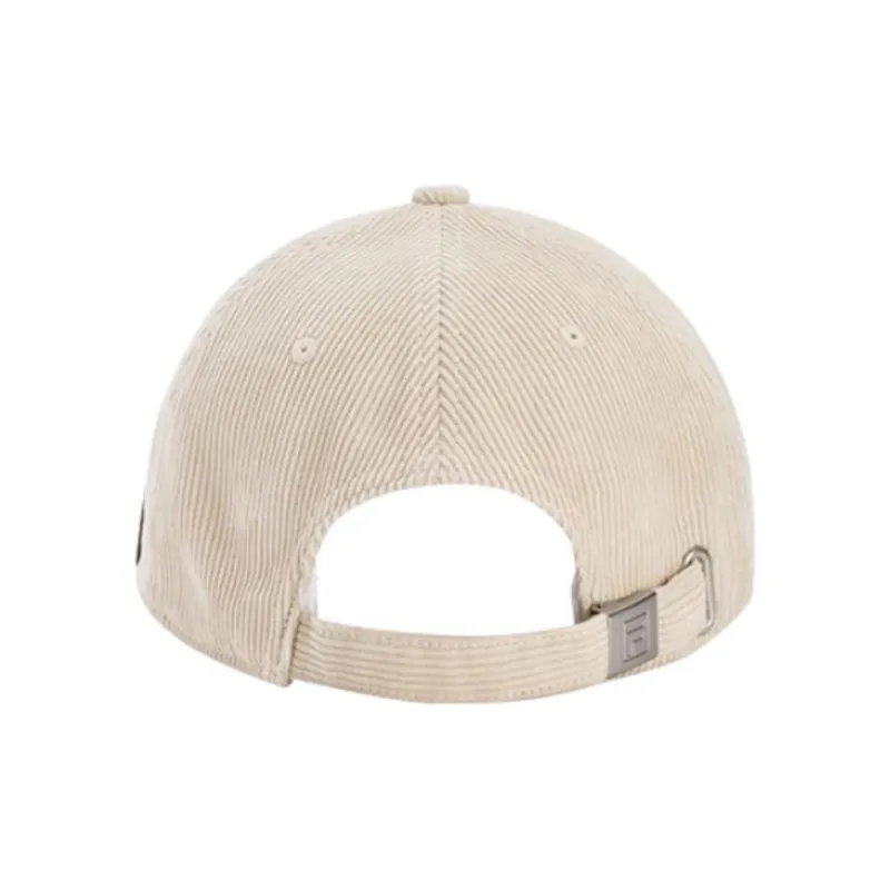 FILA Polyester Baseball Caps Unisex Wood Gray Khaki-2