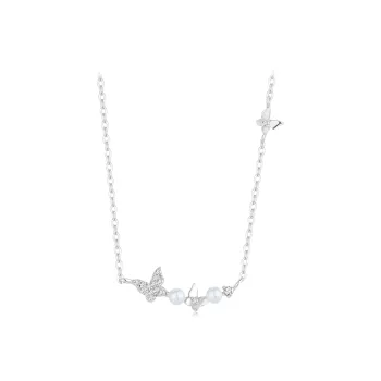STQ S999 Fine Silver Necklaces Women's Gift Box Set