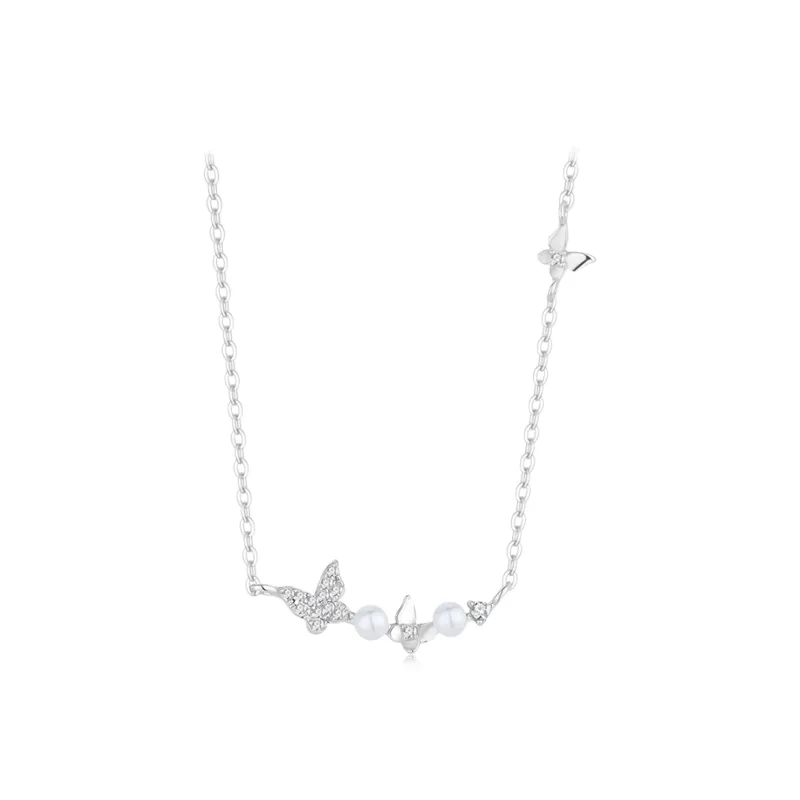 STQ S999 Fine Silver Necklaces Women's Gift Box Set-0