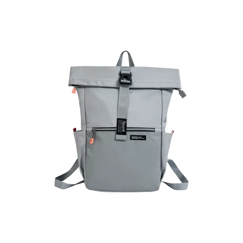 Yalu Oxford Backpack Regular Unisex Gray/Black-2