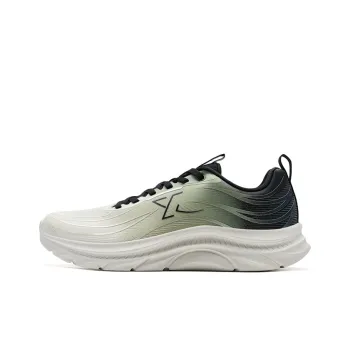 XTEP Wear-Resistant Slip-Resistant Low-Top Casual Running Shoes Men's White Green