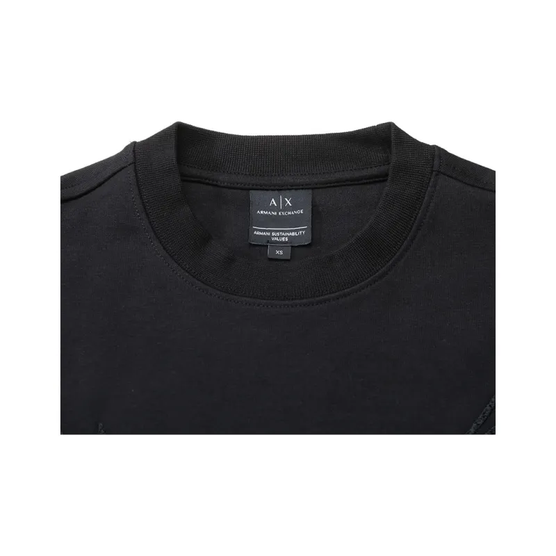 ARMANI EXCHANGE Eagle embroidery Sweatshirt-2