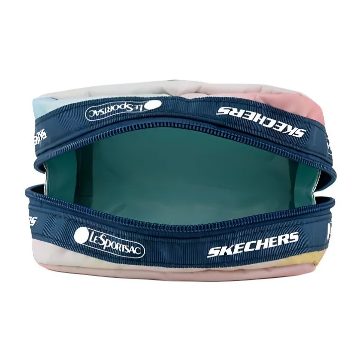 Skechers LeSportsac LeBao Shi Collaboration Fabric Clutch Coin Purse Small Size Women's Multicolor-4