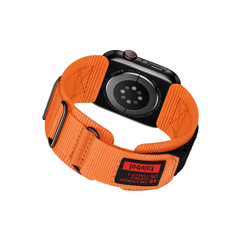 NCFCK Watch Band Apple Compatibility Nylon Material-2
