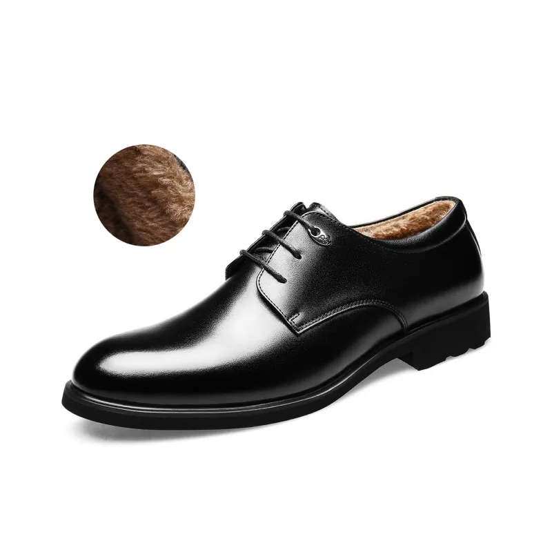 CHINT Dress Shoes Men Low Top Black/Brown-14