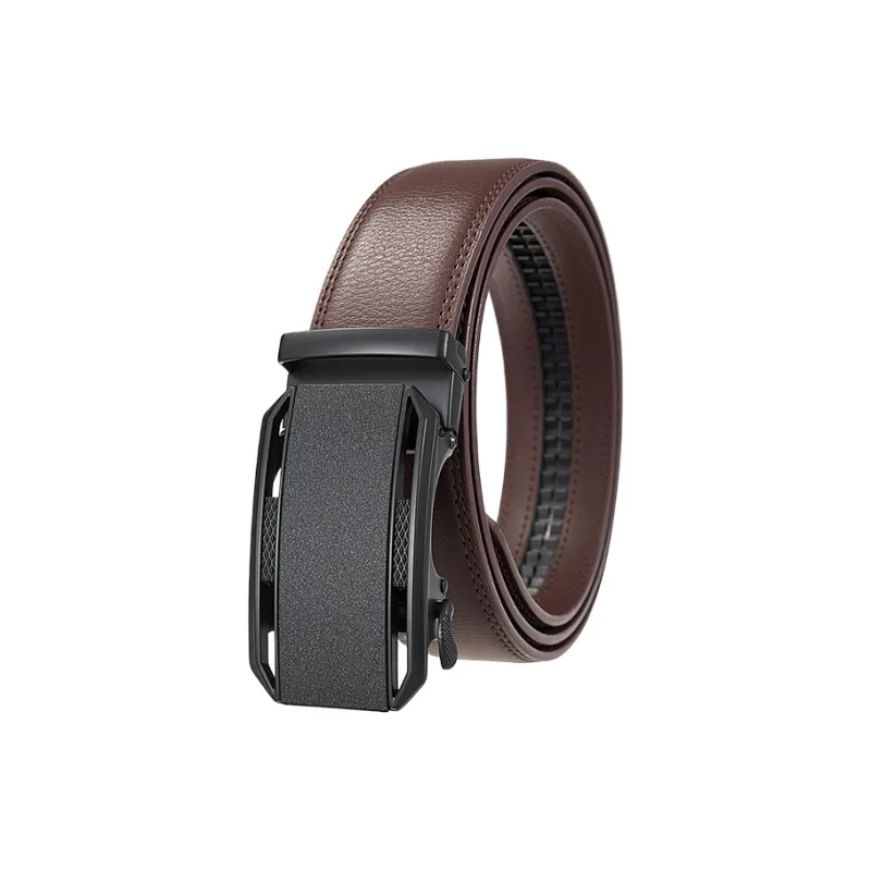 Yalu Cow Split Leather Leather Belts Men's Width  3.5cm Gift Box Sets-6