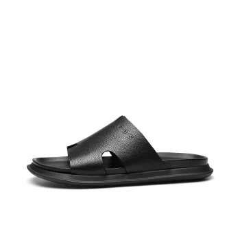 PARDASAUL Slip Resistant Slide Slippers Men's Black