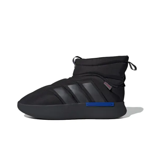 Adidas Warm Wear Resistant Slip Resistant Short Snow Boots Unisex Black