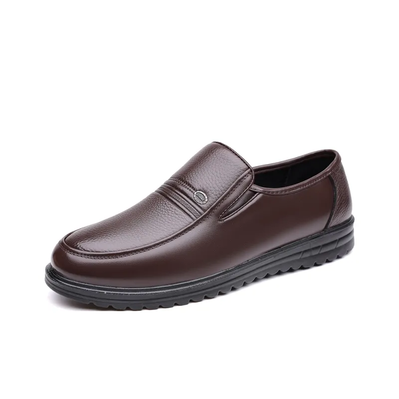 HUANAI Men's Casual Shoes Men Low Top Black-9