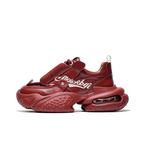 MOERBAI Spacewalk Series Wear Resistant Support Lightweight Height Increasing Low Top Chunky Sneakers Men
s