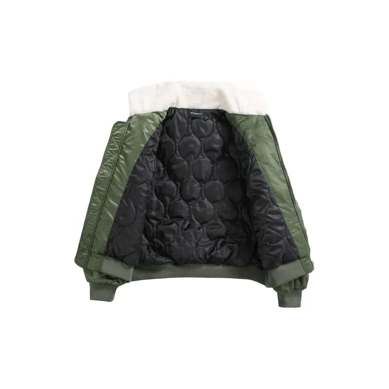 GEOFFREY B. SMALL Puffer Jacket Unisex Army Green-2