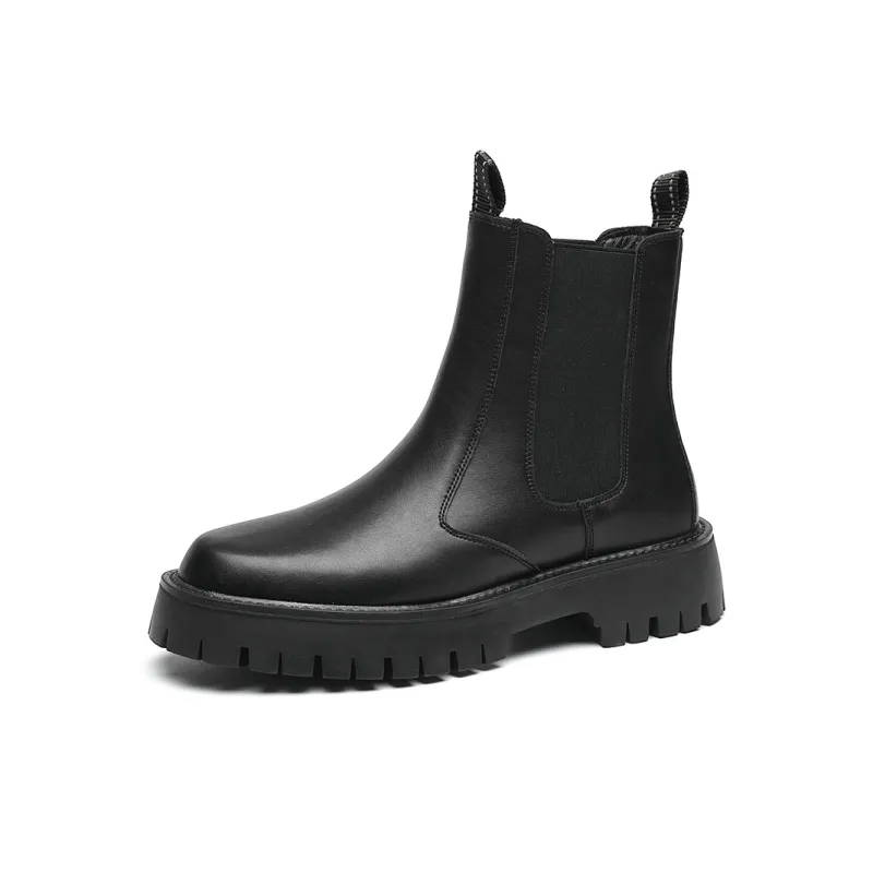 Wooden Rabbit Chelsea Boots Men's Black-1