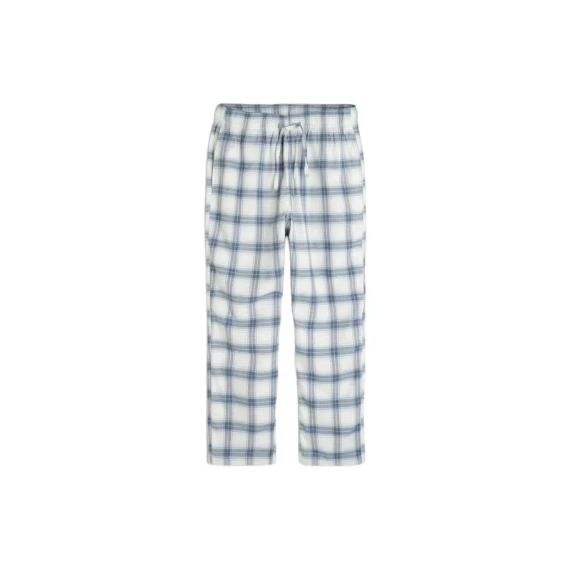 Hollister Pajama Pants Men's Slate Gray Checkered-0