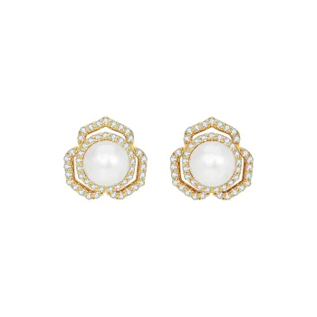 JAY 925 Sterling Silver Stud Earrings Women's