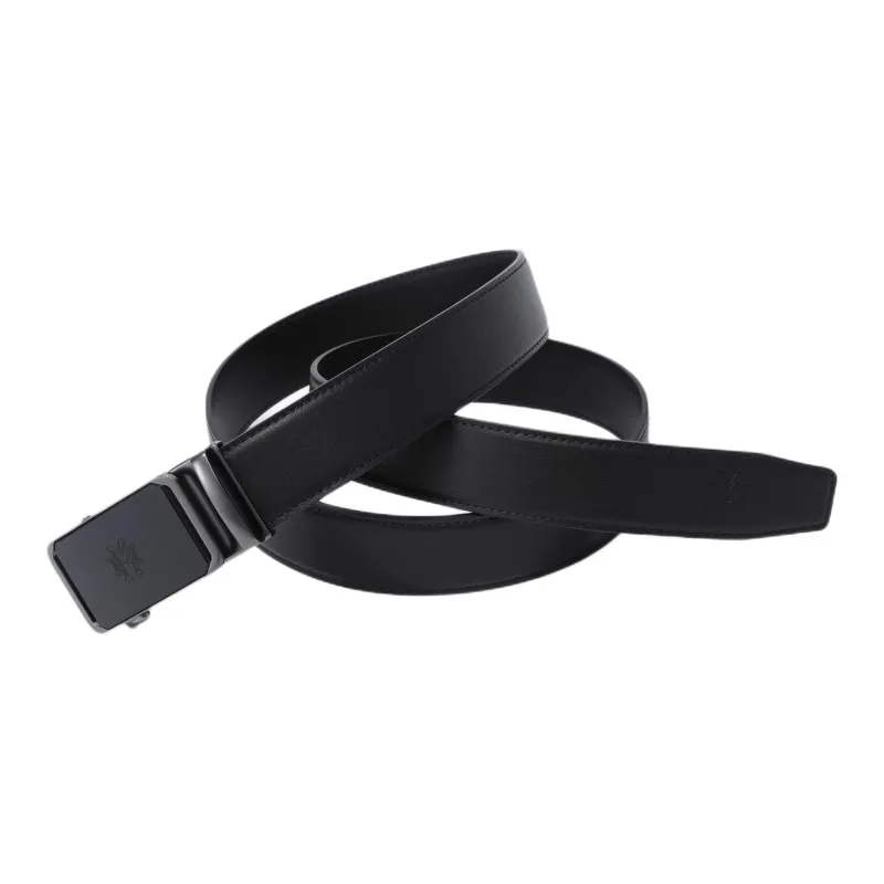 FION Mountain And Sea Journey Series Top Grain Cow Leather Leather Belts Men's 3.5cm-2