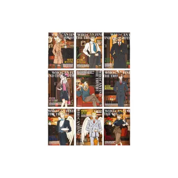 1031 WANSHENGJIE Mysterious Detective Collection Anime / Games Posters