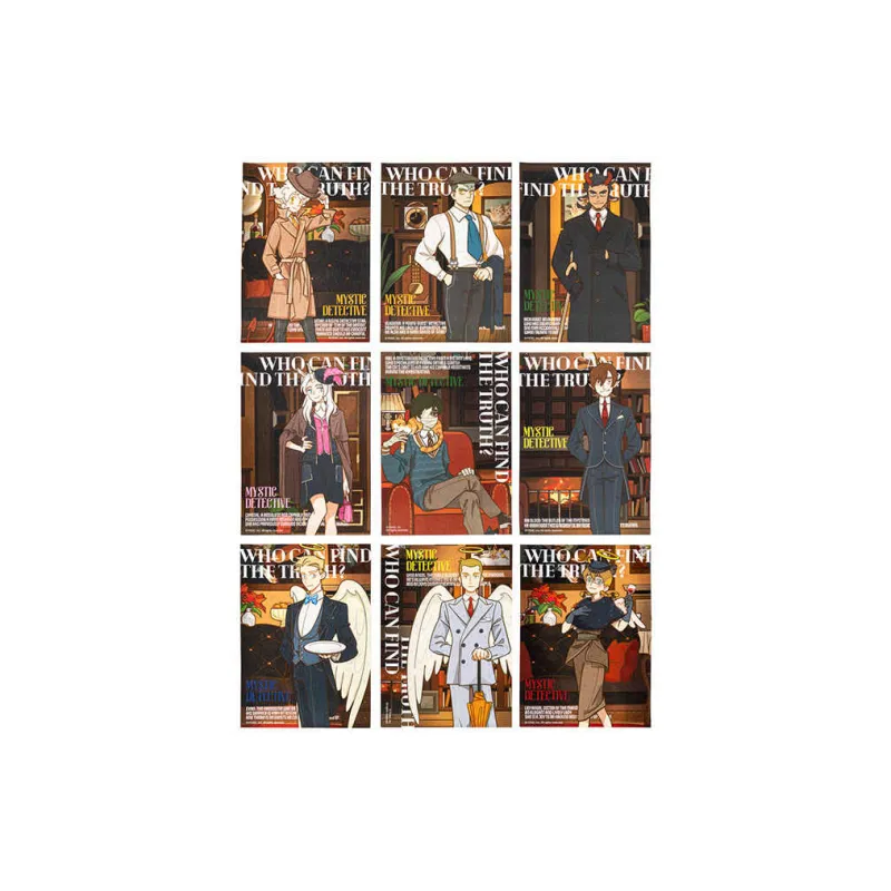 1031 WANSHENGJIE Mysterious Detective Collection Anime / Games Posters-0