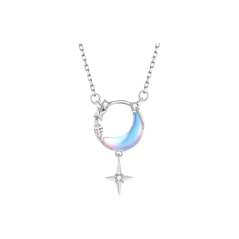 Ascending S925 Silver Necklaces Women's-7