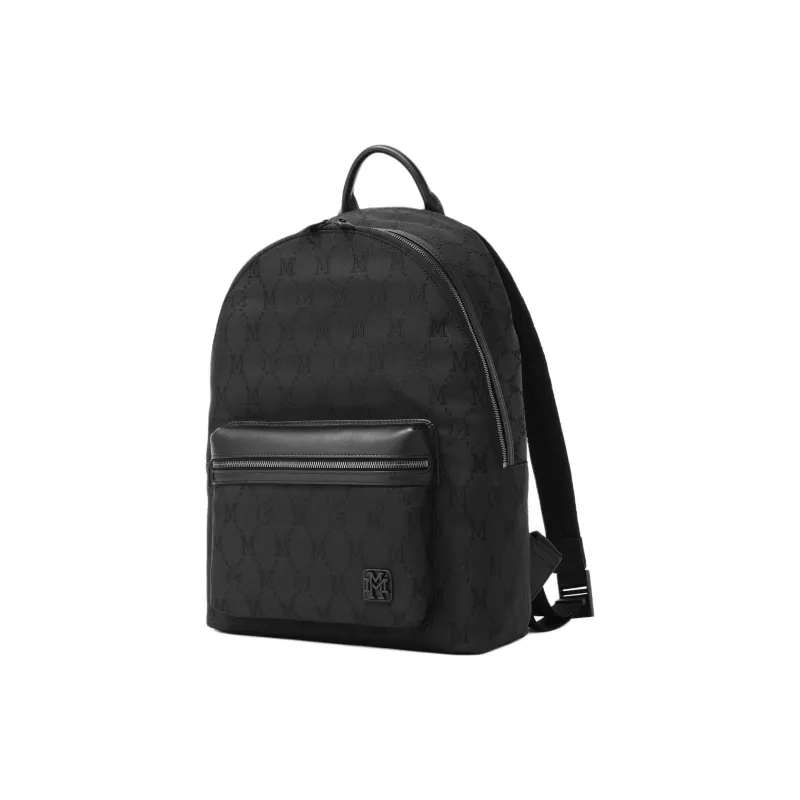 FION Mountain And Sea Journey Series Fabric Backpack Men's Black-1