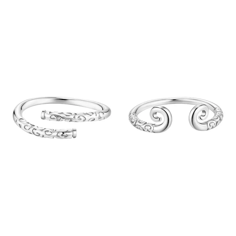 SOFTDORA 925 Sterling Silver Rings Unisex-1