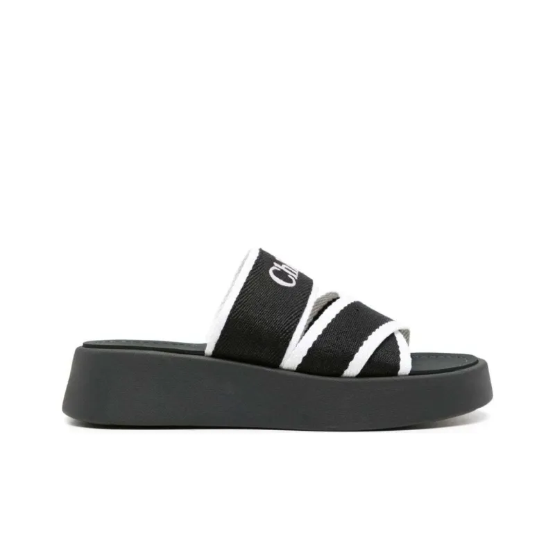 Chloé Mila Logo-print Slides-1