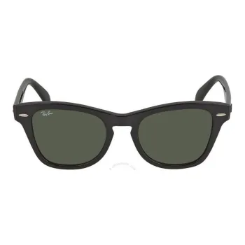 RayBan Subject To Official Website Square Sunglasses Men's Black