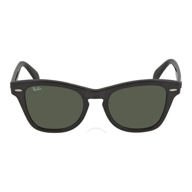 RayBan Subject To Official Website Square Sunglasses Men's Black-0