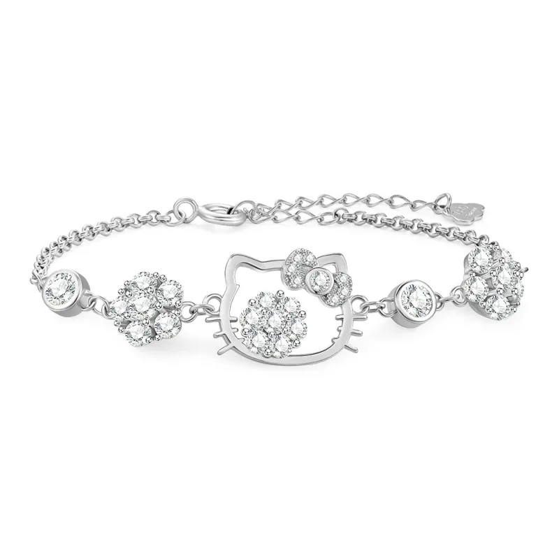 Sanrio S925 Silver Bracelet, Gift Box Set Women's-0