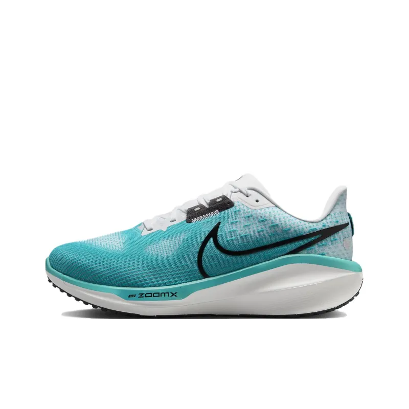 Nike Air Zoom Vomero 17 Breathable Anti-Slip And Wear-Resistant Low-Top Casual Running Shoes Men's Cyan-0