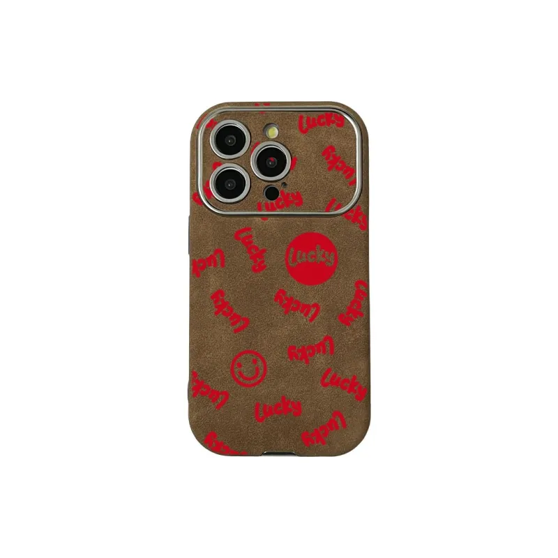 KESHIXIONG TPU Material Lucky Red Phone Case Compatible With IPhone 15/14 Plus/13/12/11/15 Pro Max/XS/XR/XS Max/8 Plus-0
