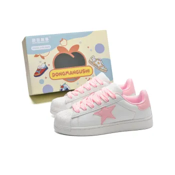 Anime Story Anti Slip Wear Resistant Lightweight Breathable Low Top Skateboard Shoes Unisex