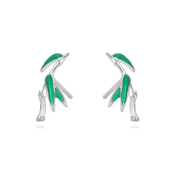 UX S925 Sterling Silver New Chinese Style National Trend Elegant Advanced Niche Earrings Women's