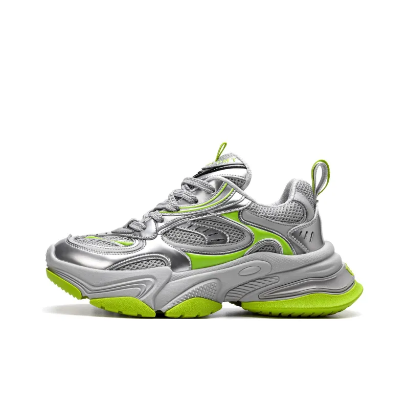 PMT Nirvana Series Anti-Slip And Wear-Resistant Lightweight Height Increasing Low-Top Chunky Sneakers Unisex-12