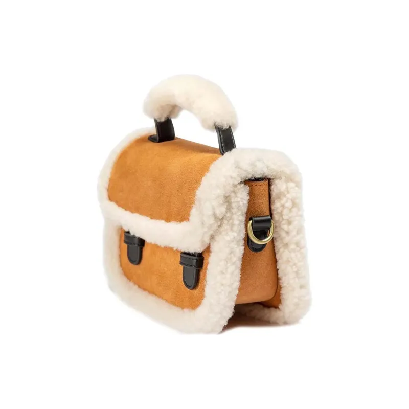 UGG Sheepskin Shoulder Bag Crossbody Bag Handbag Regular Women's Chestnut-1