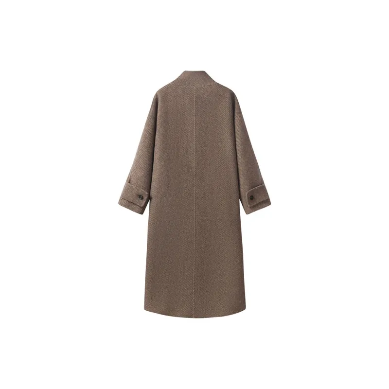 FAIRWHALE Mid Length Coats Women's-3