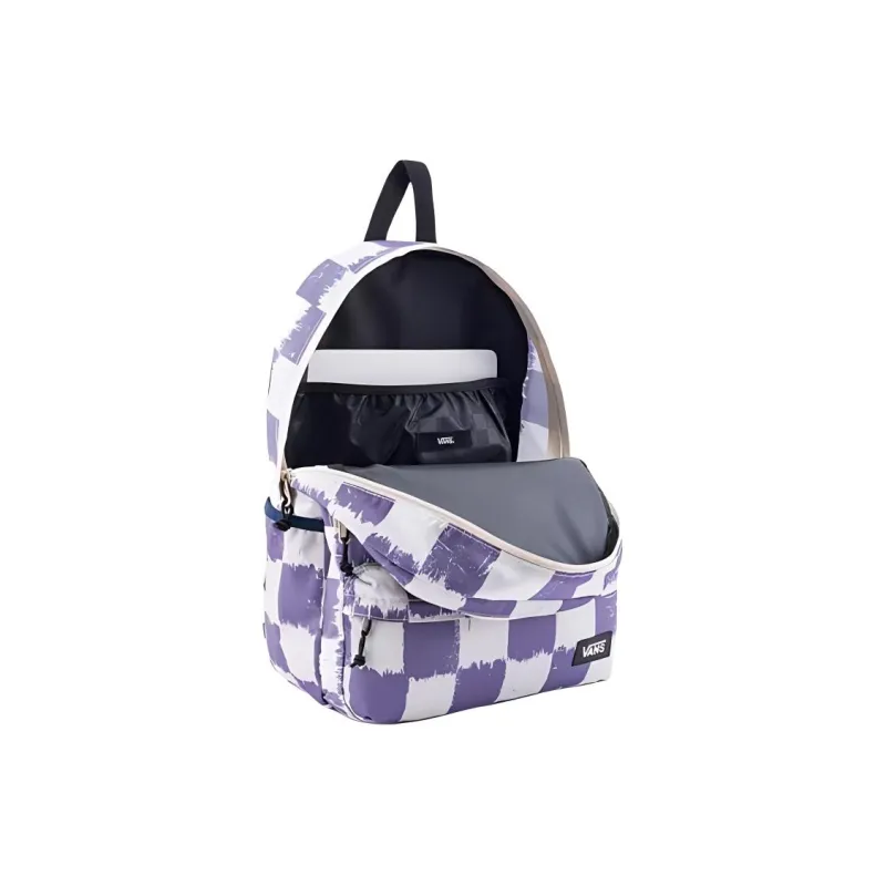 Vans Polyester Backpack Regular Women's Purple & White-3