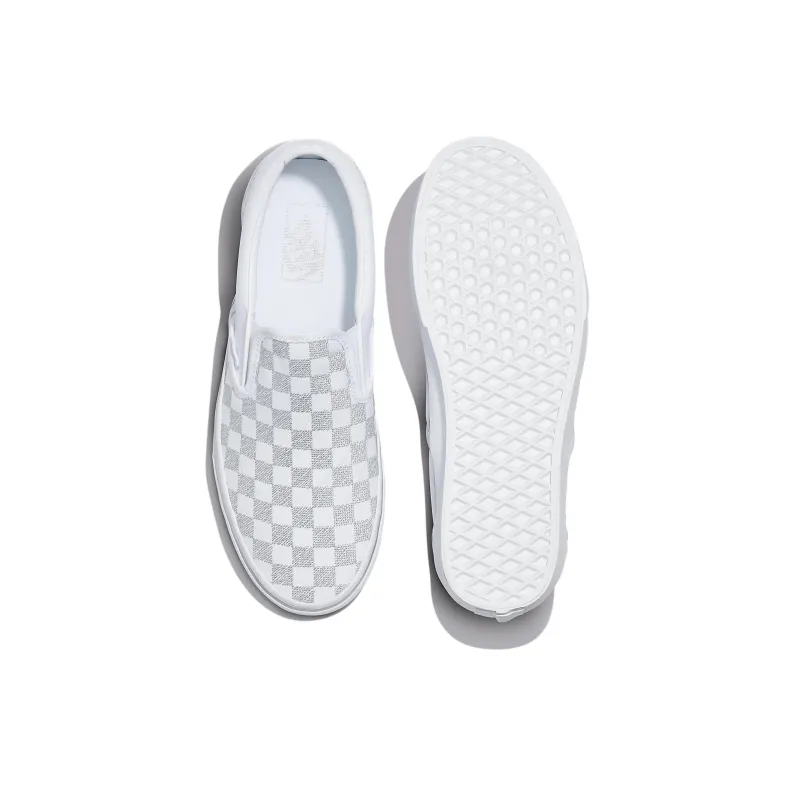 Slip On Classic Vans 'Metallic True White'-3