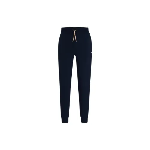 HUGO BOSS FW24 Pajama Pants Men's Navy Blue