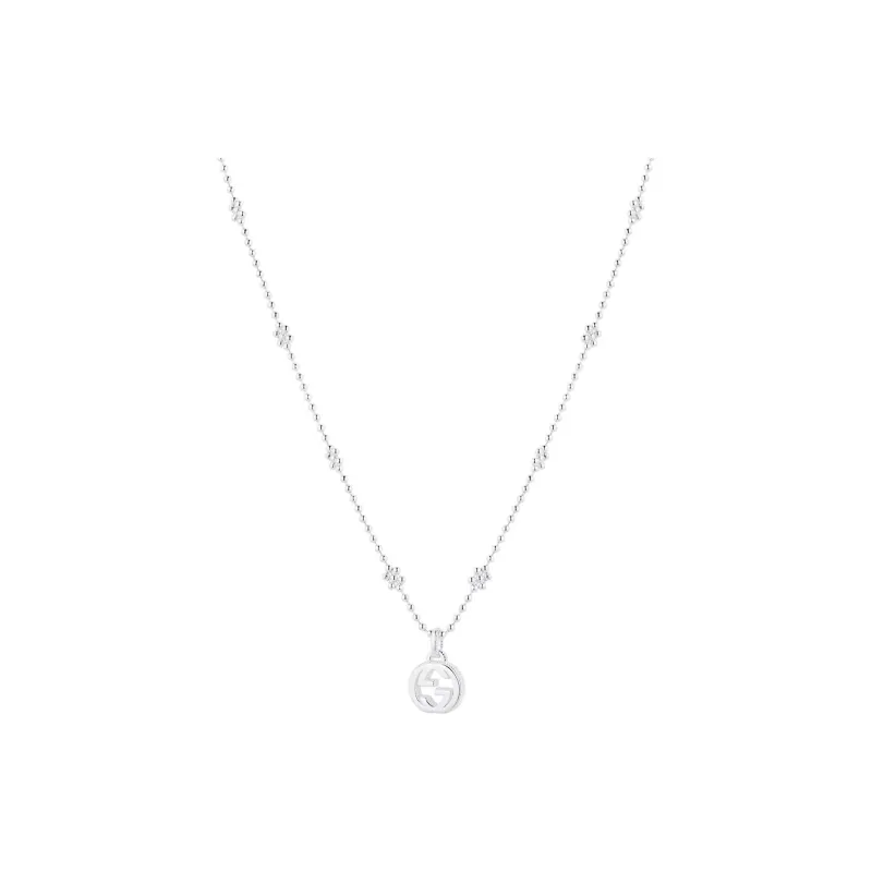 GUCCI Sterling Silver Necklaces Unisex Silver-1